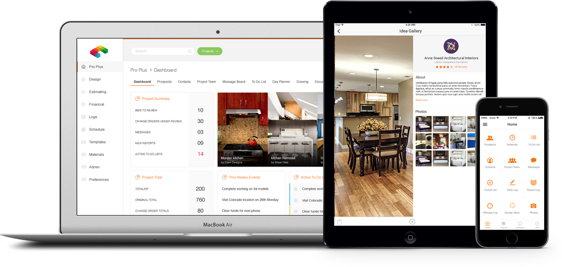 Web and Mobile Software for Home Builders, Remodelers, Commercial Contractors and Trade Professionals